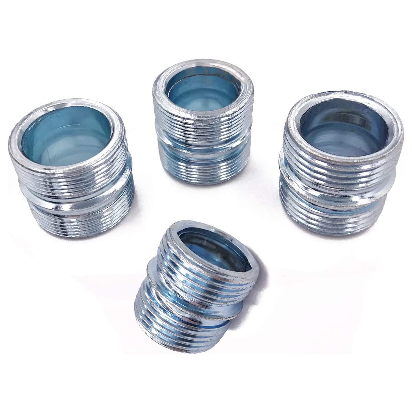 HOWDIA 1.2 mm Coarse Thread Connectors for 25.4mm/ 1" Outside Diameters Wire Shelving Poles with 23.0 mm Hole, 1.2 mm Wall Thickness, 4-Pack