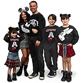 Disney Minnie Mouse Mickey Mouse French Terry Oversized Matching Family Sweatshirt Toddler to Adult Sizes (2T - 2XL)