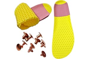 Grounding Insoles with Conductive Metallic Fabric - Compatible with Most Copper Nail Grounding Shoes, Includes 6 Sets of Pure