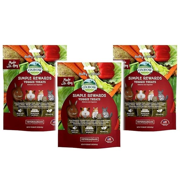 OXBOW SIMPLE REWARDS VEGGIE TREATS FOR RABBITS, GUINEA PIGS, HAMSTERS AND OTHER SMALL PETS3