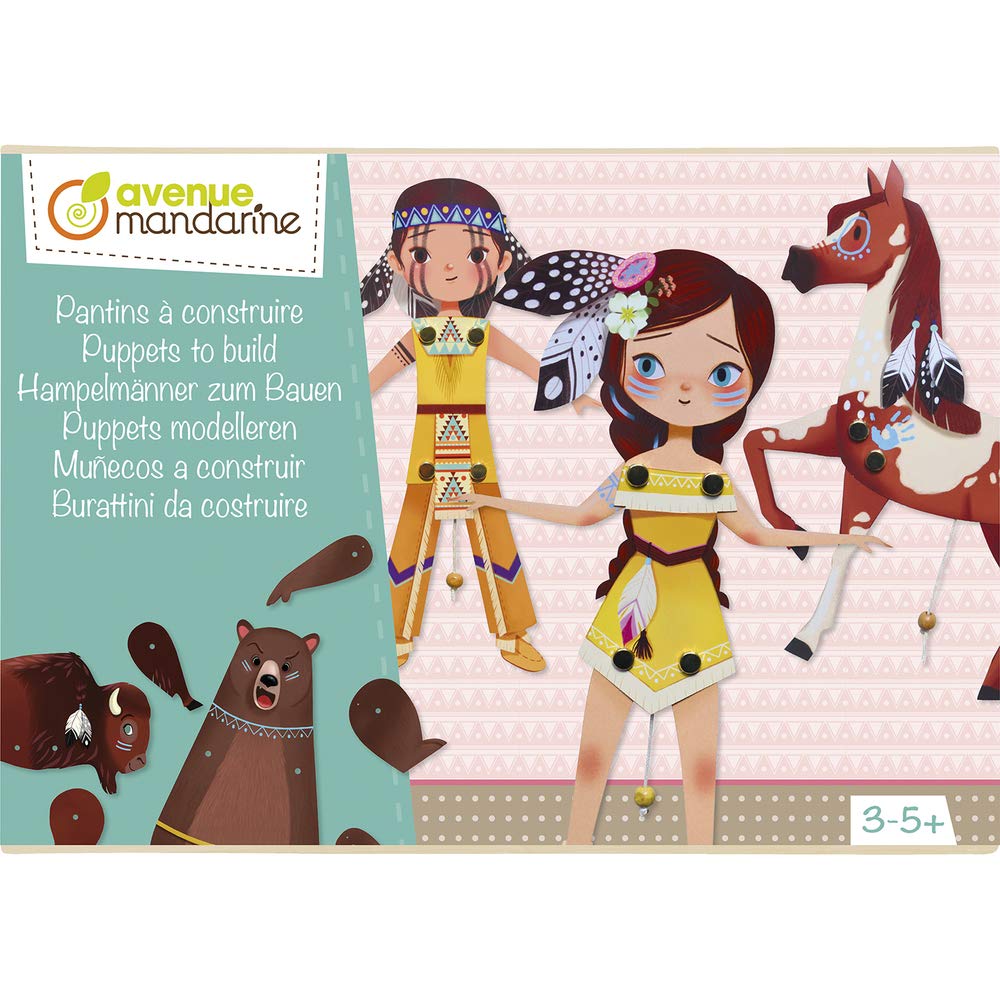 Avenue Mandarine Woodland Puppets to Build (Ages 3-5+)