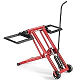 Goplus Lawn Mower Lift, 500LBS Zero Turn Mower Lift