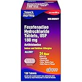 Ohm Fexofenadine Antihistamine Indoor Outdoor Allergy Relief 150Tablets - Single Pack