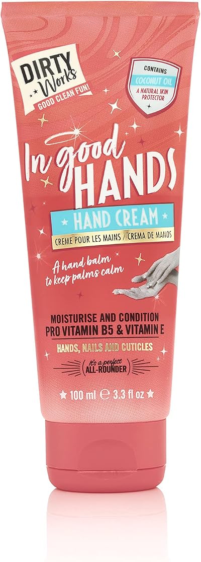 Dirty Works In Good Hands Hand Cream 100ml Shea Butter Vitamin E Dry Skin