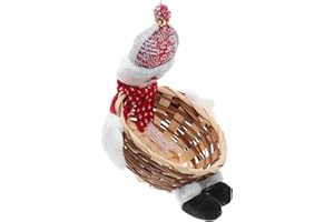 Mobestech Christmas Decoration Basket Christmas Display Baskets Dish Cotton