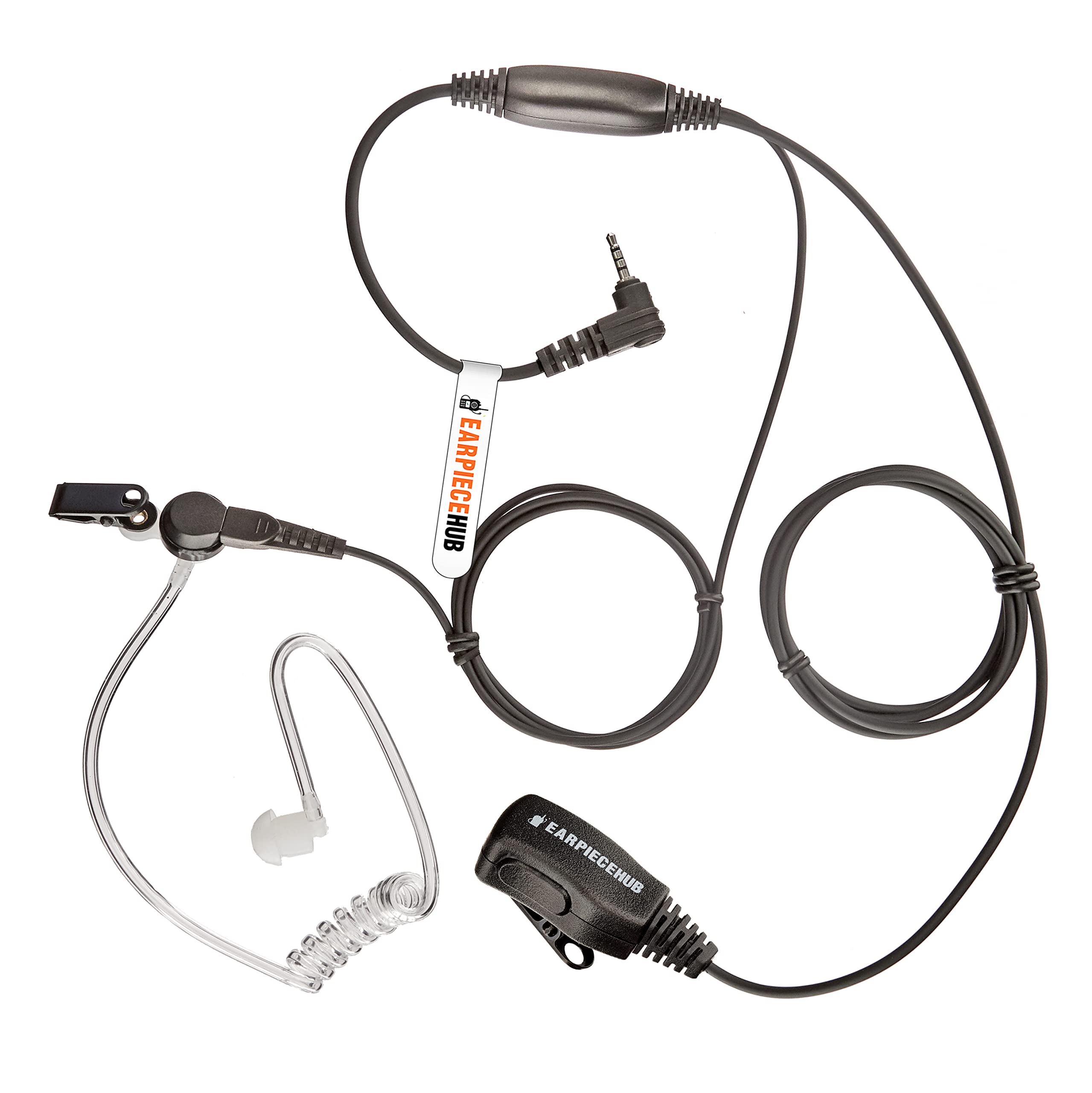 Covert Acoustic Tube Sepura 1 Pin Tetra Radio Earpiece Headset Compatible with SRP2000 SRP3000 SRH3500 and SRH3800