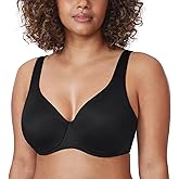 DELIMIRA Minimizer Bras for Women Full Coverage Plus Size Underwire Unlined Supportive Seamless Bra