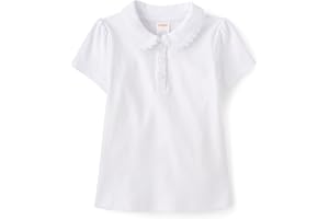 Gymboree Girls' and Toddler Short Sleeve Peter Pan Collar Shirt
