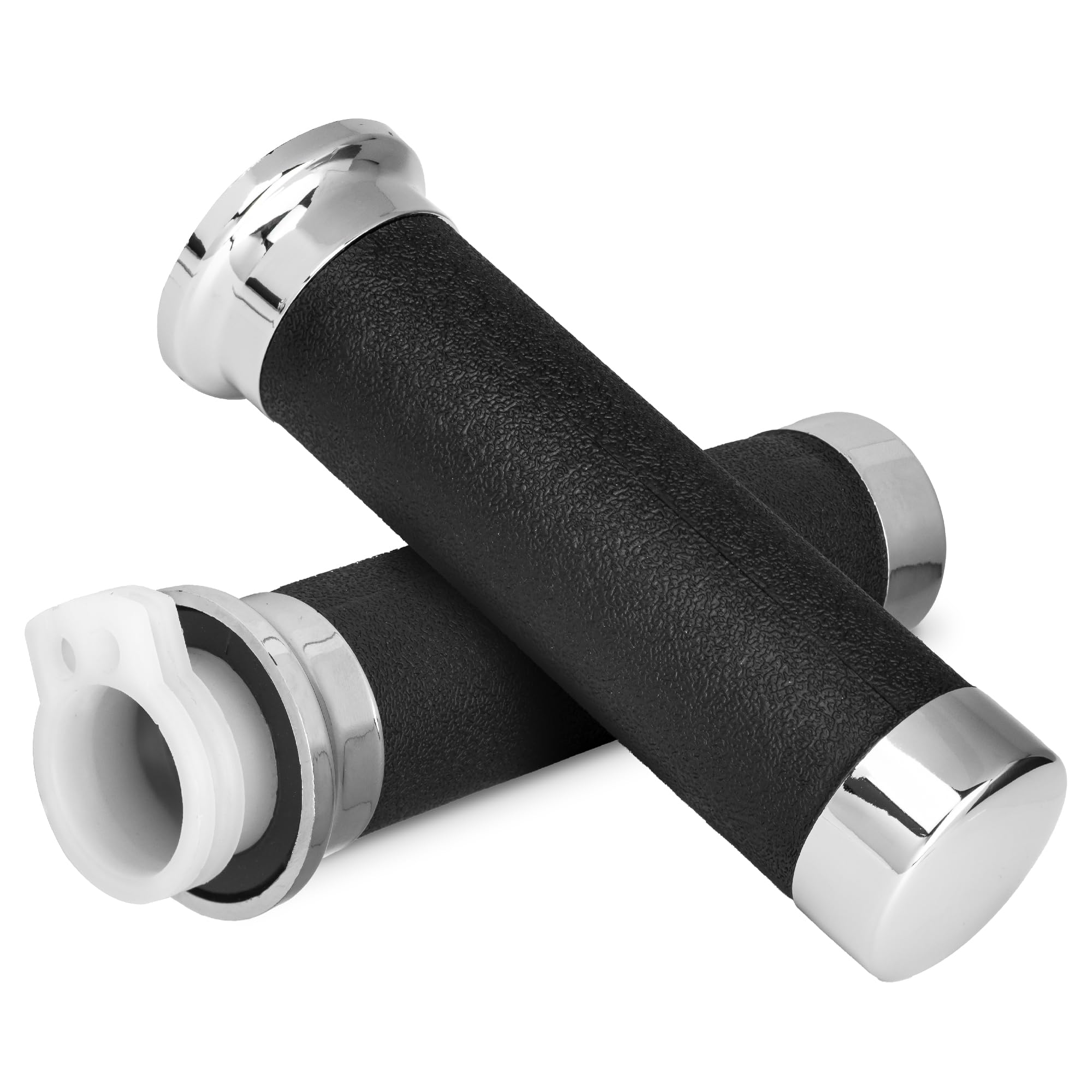 Photo 1 of BlueStars 53145-MM8-000 Throttle Hand Grips for Honda Right Grip Dual Throttle 25mm - Compatible with Honda VT XVS Shadow 400/750/1100 Magna Sabre