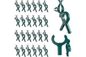 ADAMONDA C7 C9 Christmas Lights Spring Clips,50Pcs Universal Clips Accommodate with E12 E17 Base & Mini lights & Wire for Christmas String Lights Outdoor,Perfect for Outside Gutter Roofline Railing Fence