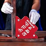 Spurtar 6Pcs 13KG Welding Magnets Arrow 45 90 135 Degree Clamps Set view 5