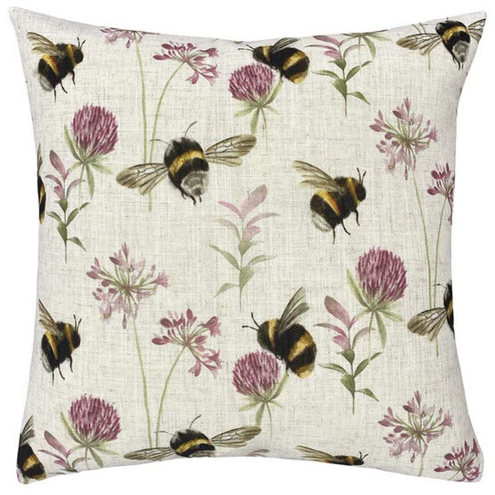 furn. Country Bee Garden Cushion Cover, Multi, 43 x 43cm
