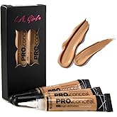 LA Girl HD Conceal High Definition Concealer (Medium Beige)(pack of 3)