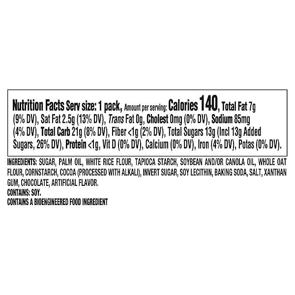 OREO GLUTEN FREE ORIGINAL & DOUBLE STUF CHOCOLATE SANDWICH COOKIES VARIETY PACK, GLUTEN FREE COOKIES, 20 SNACK PACKS (2 COOKIES PER PACK)