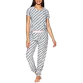 bebe Womens PJs Sets 2 Piece with Tee and Pajama Pants,Women's Sleepwear, Ladies Pajamas Sets