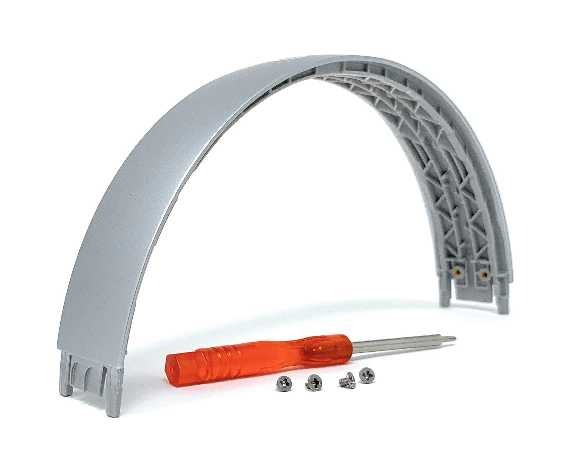 Replacement Top Headband Arch band for Beats Solo 3 Wireless and Solo 2 Headphones Solo3 (Silver)