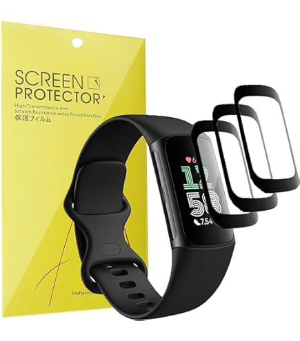 ♪ HeeNia Fitbit Charge 6 対保護フィルム Fitbit Charge 6 保護フィルム【各種】PDA工房 | ユニバーサル