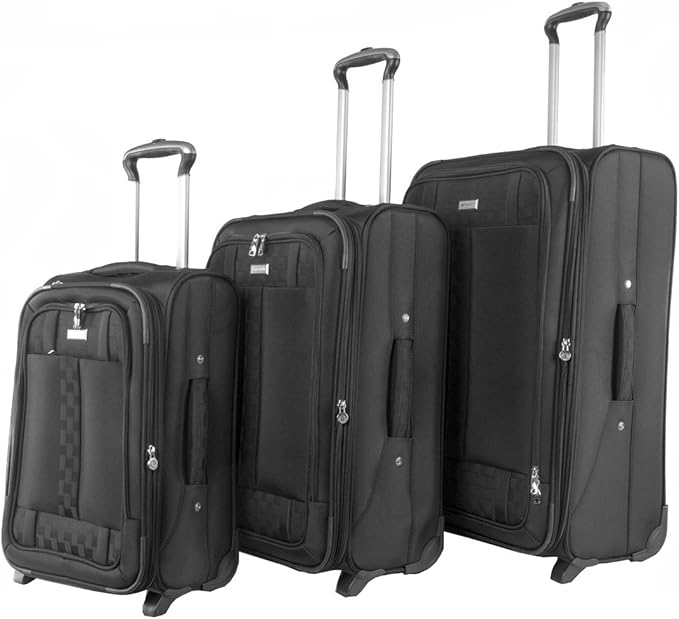 pierre cardin 3 piece luggage set