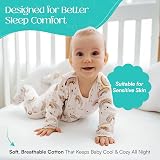 Sasma Home 2 Cot Fitted Sheets 120x60cm 100% Cotton Baby Bedding White view 7