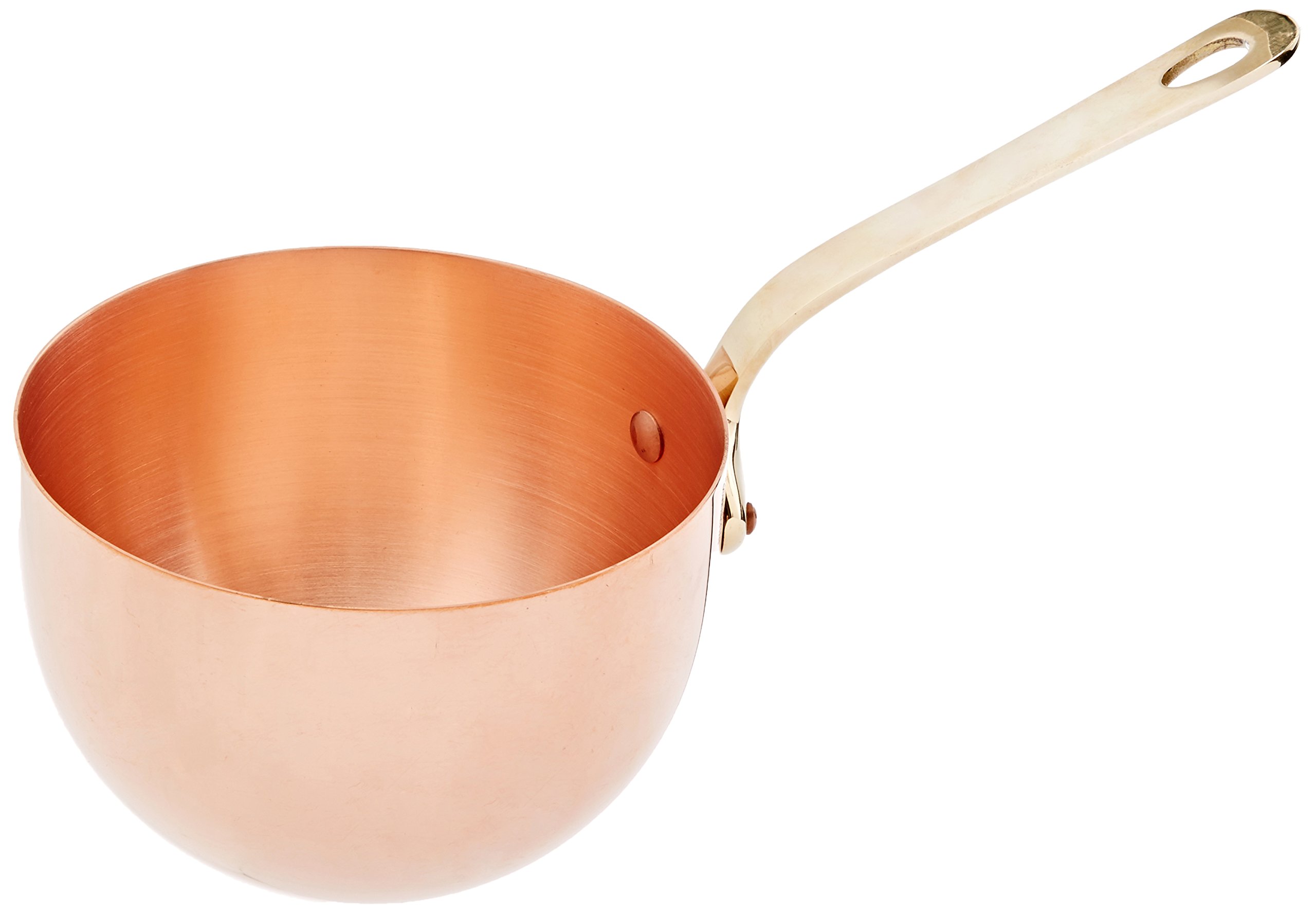 Mauviel 16 cm/ 1.8L M'Passion Copper Zabaglione Pan with Bronze Handle