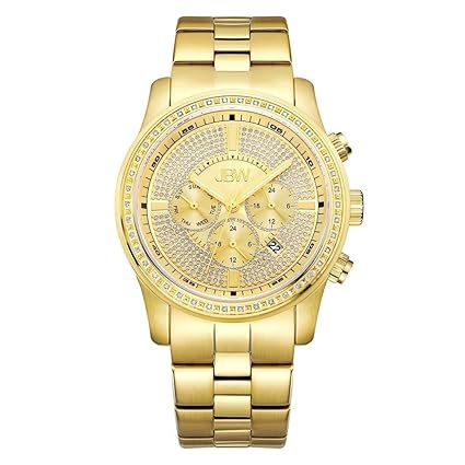 JBW Mens Vanquish J6337B Chronograph Diamond Watch