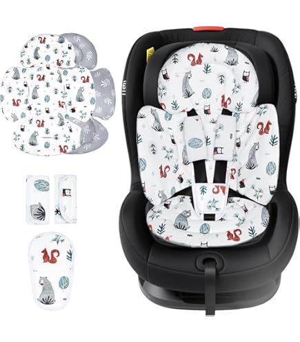 Pea Pod Baby Car Seat Head Support For Newborn, 2 In 1 Infant Car Seat Head Support For Boys Girls Extra Soft Breathable Baby Car Seat Cushion Insert For Strollers, Swings, And - View #6
