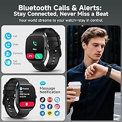 SOUYIE Smart Watch with SOS, 1.85" AMOLED Display