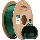 eSUN PLA+ Filament 1.75mm 1KG, 3D Printer Filament Dimensional Accuracy +/- 0.03mm, 1kg Cardboard Spool(2.2lbs) 3D Printing Filament, Fits for Most FDM 3D Printers(Pine Green)