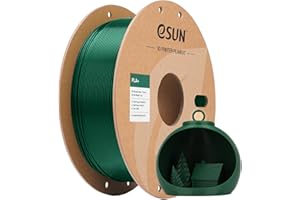 eSUN PLA+ Filament 1.75mm 1KG, 3D Printer Filament Dimensional Accuracy +/- 0.03mm, 1kg Cardboard Spool(2.2lbs) 3D Printing Filament, Fits for Most FDM 3D Printers(Pine Green)