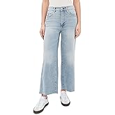 DL1961 Women's Hepburn Wide Leg High Rise Ankle Jeans