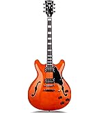 Amazon.com: Grote Full Scale Electric Guitar Semi-Hollow Body
