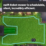 Swift RM18 28V Robotic Lawnmower 18cm Cut Width for Lawns up to 600m² view 4