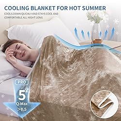Guohaoi Cooling Throw Blanket for Hot