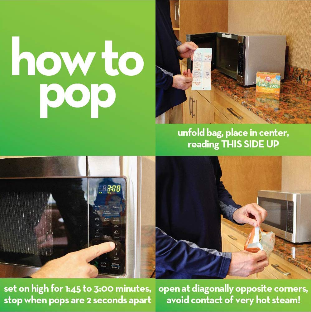 JOLLY TIME Healthy Pop Butter Mini Bags 100 Calorie Microwave Popcorn