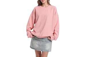 Zukela Sweatshirt for Womens Pullover Crew Neck Long Sleeve Waffle Knit Shirt Tops Fit Soft Outfits Casual Lightweight