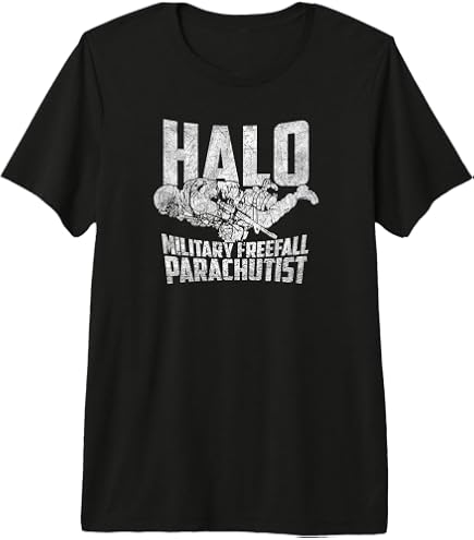Amazon.com: Halo Infinite UNSC 117 Black Heather Men's T-Shirt -S