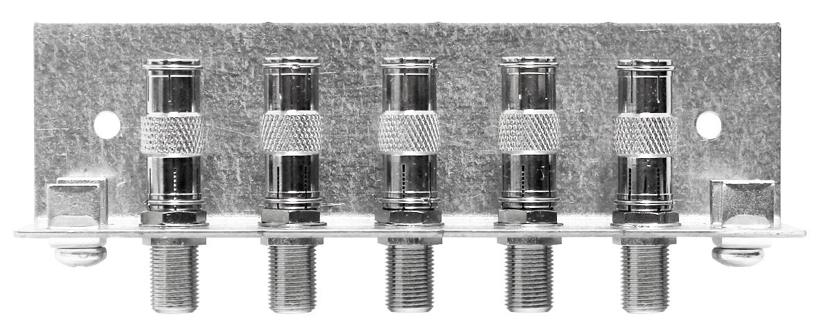 Axing QEW 5-12 earthing angle grounding rail bracket (row, 5-way) — image 1