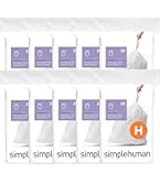 thumbnail image 2 of Plasticplace Scented Trash Bags – Compatible With Simplehuman Code Q – 13-17 Gal – 200 Count Drawstring White 2 of 5