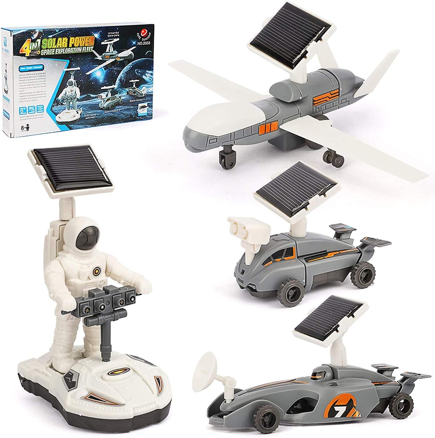 solar powered robot toy