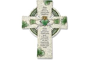 VMINNO Irish Wall Cross with Traditional Irish Blessing, Living Room