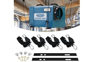 KREGOEM Dehumidifier Hanging Kit for Crawl Space & Basement – 300 Lb. Capacity | Anti-Vibration Mounting Brackets to Reduce Noise, Secure Hanging Dehumidifier Kits (Easy Install)