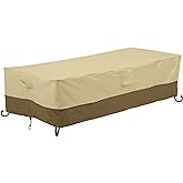 Classic Accessories Veranda Water-Resistant 60 Inch Rectangular Fire Pit Table Cover, Outdoor Table Cover