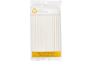 Wilton 6-Inch Lollipop Sticks, 100 Pack