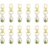 LiHan1028 25pcs Keychain with Saint Jude Medal pendant Charms