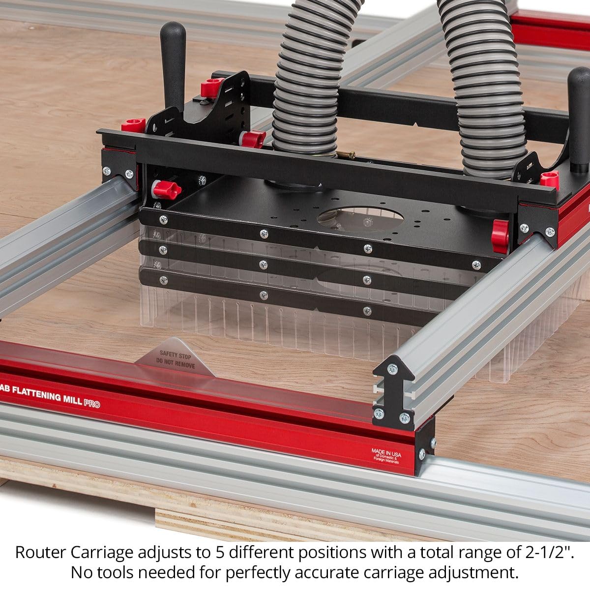 Sled Rails Cd Mua Woodpeckers Slab Flattening Mill Pro, Extended, 48