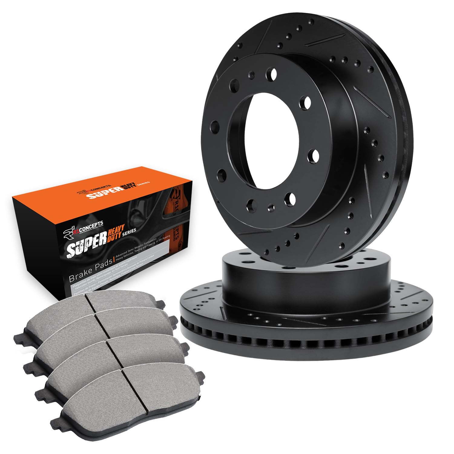 R1 Concepts Front Brakes And Rotors Kit |Front Brake Pads Brake Rotors And Pads Ceramic Brake Pads And Rotors Wgwn1 03072 - View #4