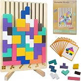 Laynertoys Wooden Stacking Puzzle Toy,3D Wooden Montessori Puzzles Toy,Giant Russian Block Game,Puzzle Board for Kids Jigsaw Puzzle Toddlers Brain Teasers for Kids 5-7 8-12 Years