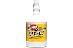 Red Line 50604 MT-LV 70W/75W GL-4 High-Performance Full Synthetic Gear Oil Lubricant for Manual Transmissions & Transaxles - 1 Quart