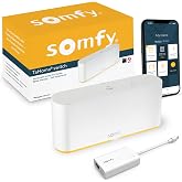 Somfy Tahoma Switch Hub for RTS Motors &ndash; App &amp; Voice Control &ndash; Scenes &amp; Schedules &ndash; Includes Ethernet Adapter &ndash; Compatible with Somfy Motorized Shades, Blinds, Curtains, Awnings #1871038
