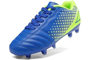 DREAM PAIRS Boys Girls Outdoor Soccer Cleats Kids Athletic Football Shoes
